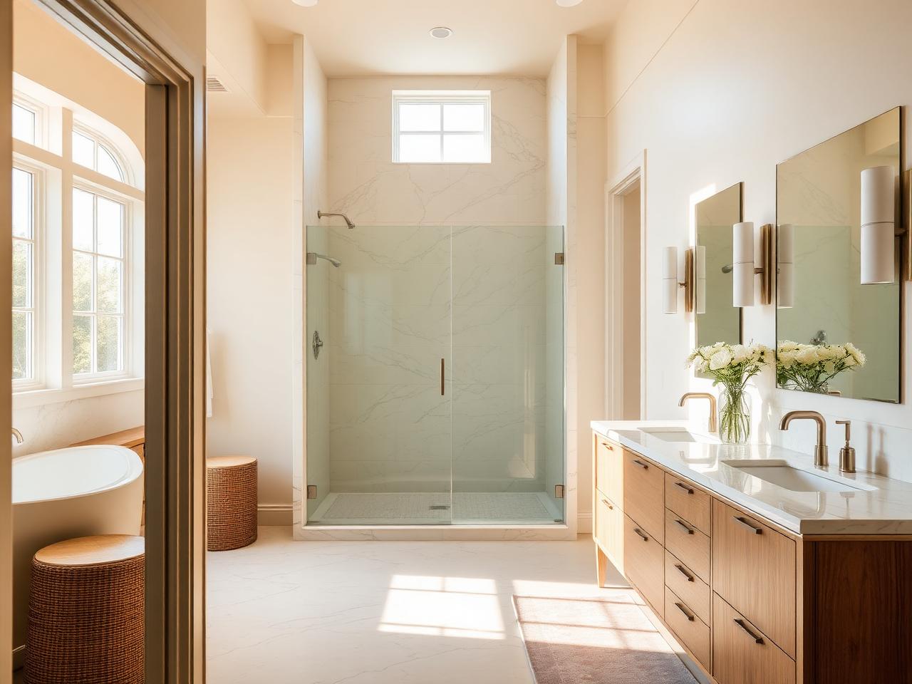 Primary Bath — Brooklyn — completed Paramount Builders project