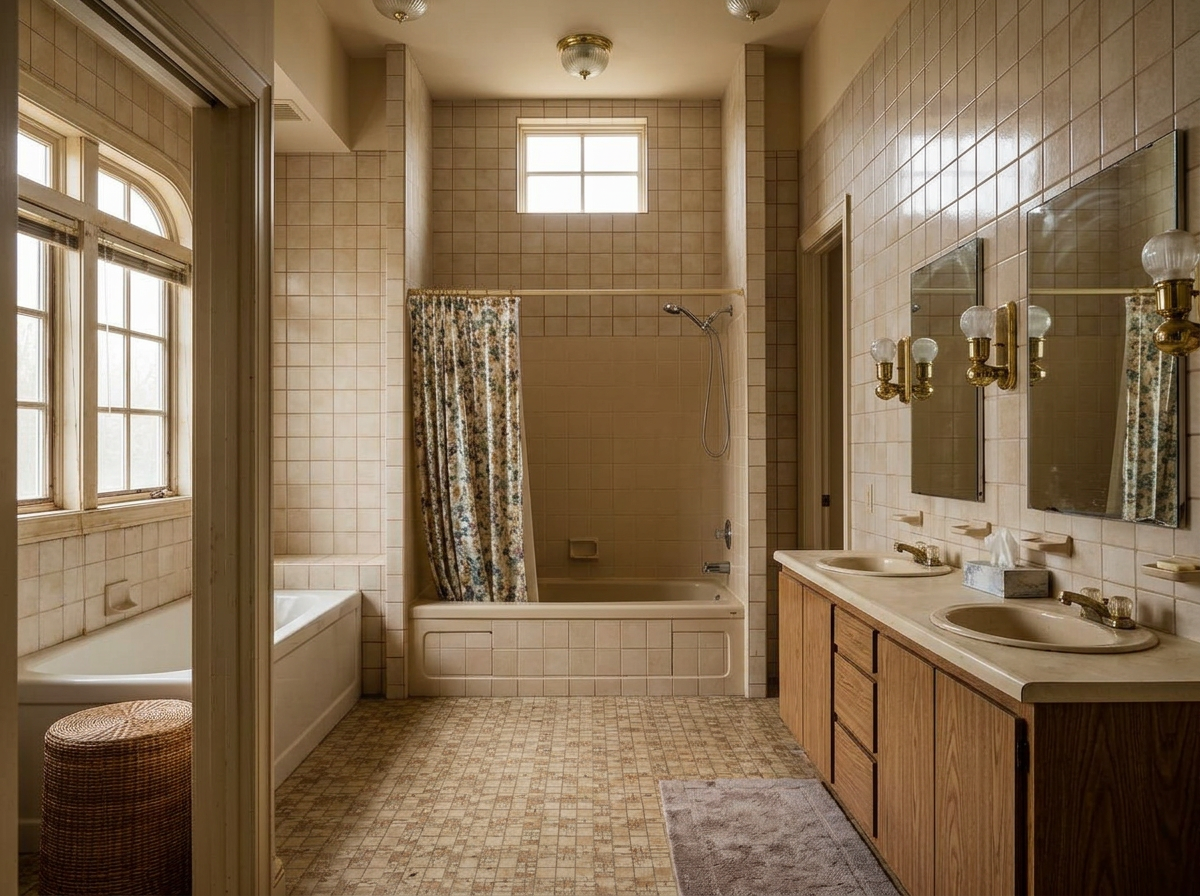 Primary Bath — Brooklyn — before state, same camera angle