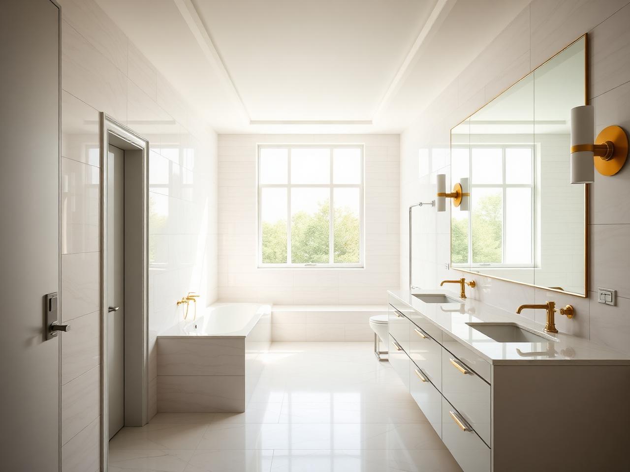 Guest Bath — Westchester — completed Paramount Builders project