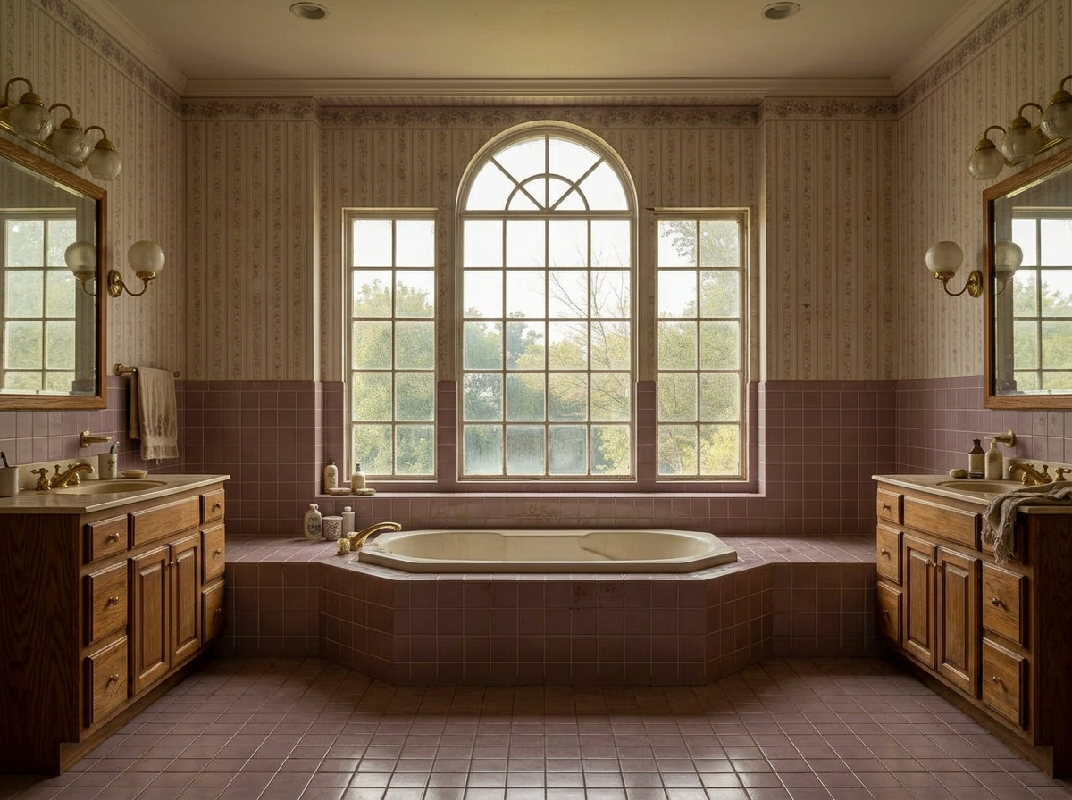 Powder Room — Queens — before state, same camera angle