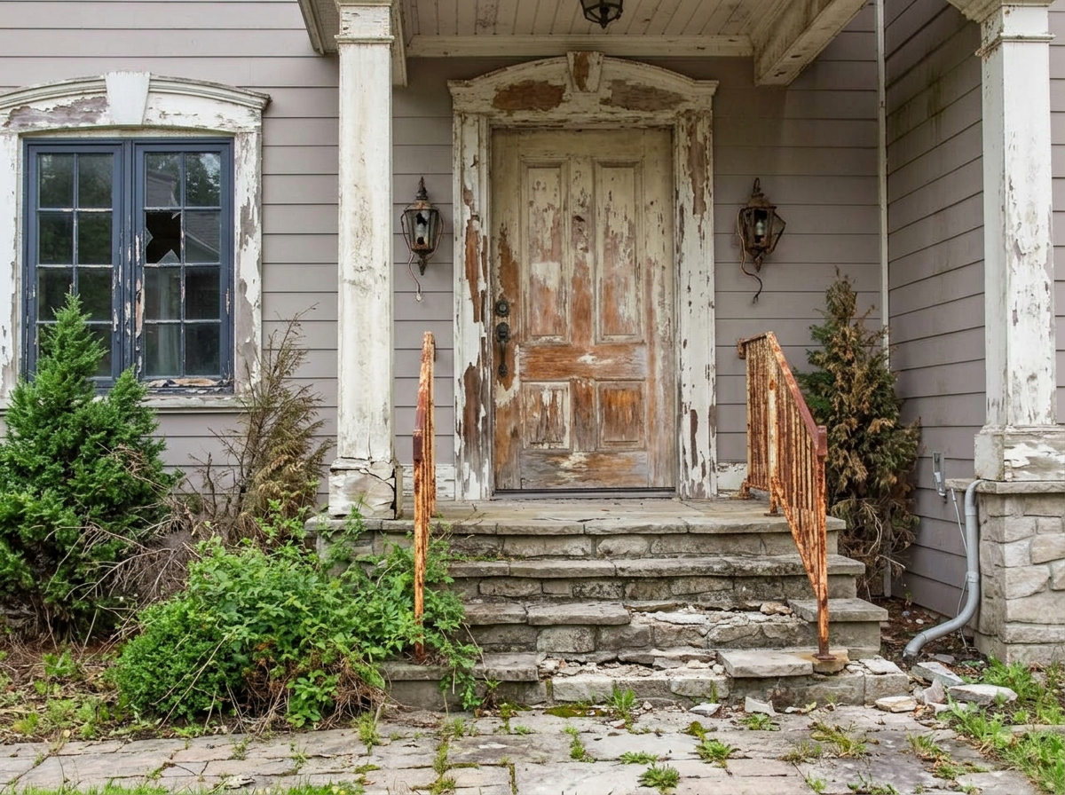 Roof & Trim — Long Island — before state, same camera angle