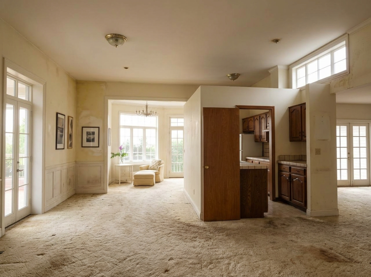 Family Kitchen — Westchester — before state, same camera angle
